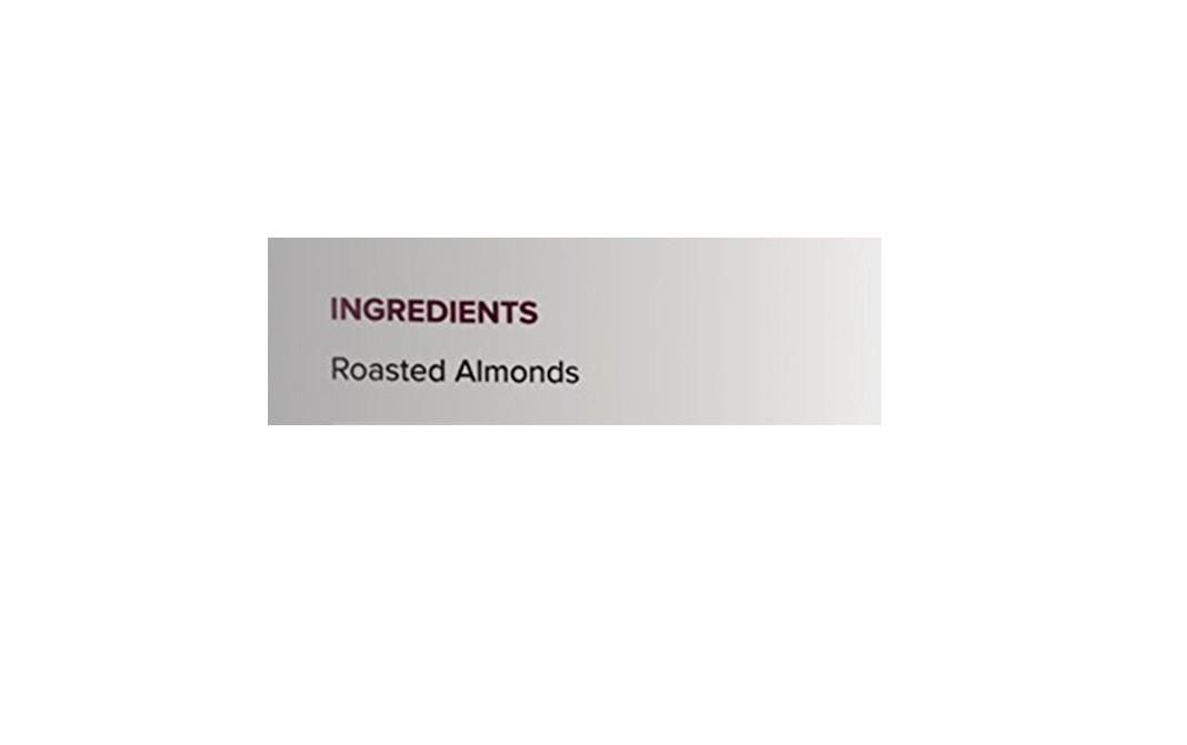 Pintola Almond Butter Crunchy All Natural   Jar  350 grams